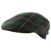 Cap, Mens Flat Cap, County Style, One Size, Galbraith Tartan